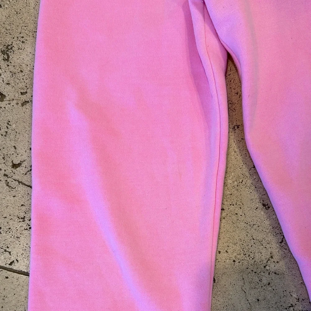 Aviator Nation Pink Joggers with Black Lightning Bolt - Picture 3 of 5